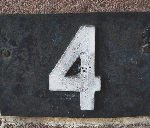 image-of-the-number-4-painted-onto-a-house-sign