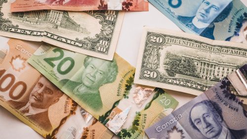 shot-of-different-countrys-monetary-notes-laid-out